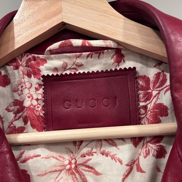 Gucci leather biker jacket - Picture 2 of 9